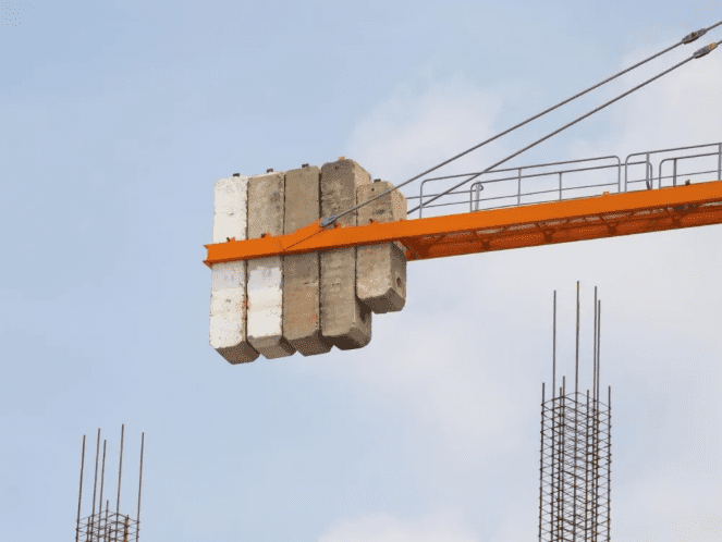 Противовес башенного крана